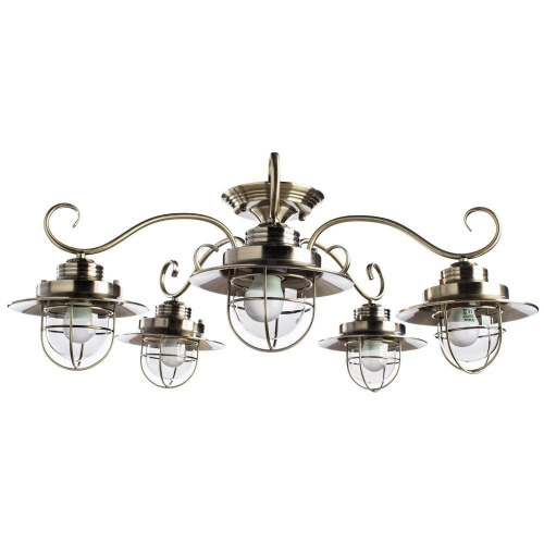 Потолочная люстра Arte Lamp LANTERNA A4579PL-5AB купить по низкой цене