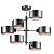 Потолочная люстра LUMION Jared 3741/6C
