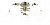 Потолочная люстра Arte Lamp CLOUD A8170PL-5AB