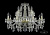 Подвесная люстра Bohemia Ivele 1410/8+4/240/G/V0300