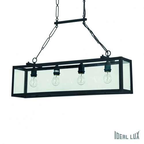 Подвесная люстра Ideal Lux IGOR SP4 NERO купить по низкой цене