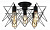 Потолочная люстра Arte Lamp TELA A6048PL-5BK