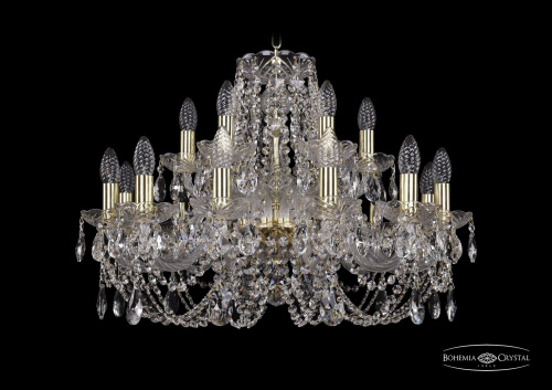 Подвесная люстра Bohemia Ivele 1406/12+6/240/G купить по низкой цене