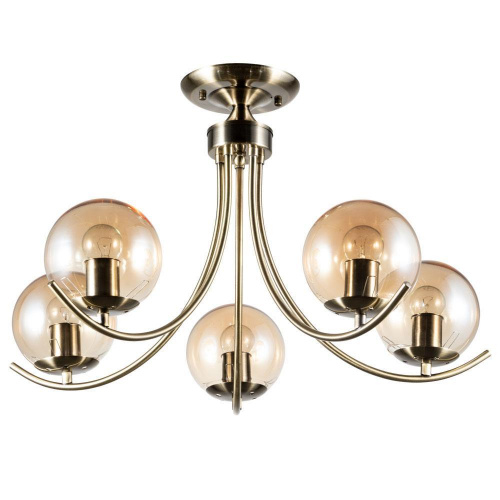 Потолочная люстра Arte Lamp Scarlett A2715PL-5AB купить по низкой цене