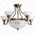 Потолочная люстра Mw-Light Афродита 317013308
