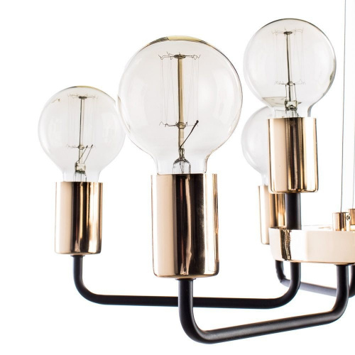 Подвесная люстра Arte Lamp GELO A6001LM-9BK купить по низкой цене