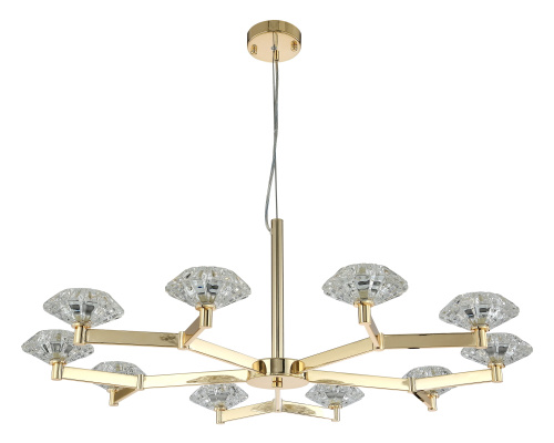 Люстра подвесная Crystal Lux REBECA SP10 GOLD купить по низкой цене