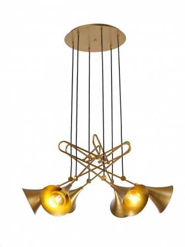 Подвесная люстра MANTRA JAZZ PINTURA ORO 6350 купить по низкой цене