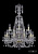 Подвесная люстра Bohemia Ivele 1406/10+5/195/XL-80/2d/G