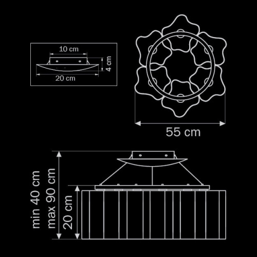 Подвесная люстра Lightstar Simple Light 802 802161 купить по низкой цене