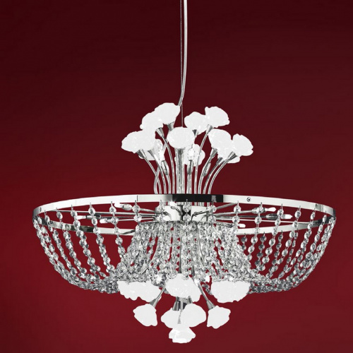 Подвесная люстра ELETTO Rosa Bianco EL325P12.1 купить по низкой цене