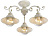 Потолочная люстра Arte Lamp GRAZIOSO A4577PL-3WG
