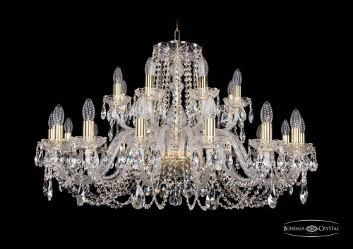 Подвесная люстра Bohemia Ivele 1402/16+8/360/G купить по низкой цене