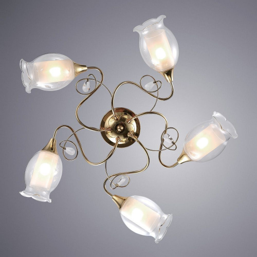 Потолочная люстра Arte Lamp MUGHETTO A9289PL-5GO купить по низкой цене