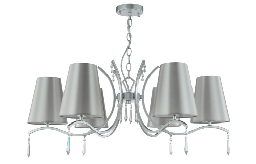 Люстра подвесная Crystal Lux RENATA SP6 SILVER купить по низкой цене