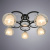 Потолочная люстра Arte Lamp GINEVRA A1604PL-5BK купить по низкой цене