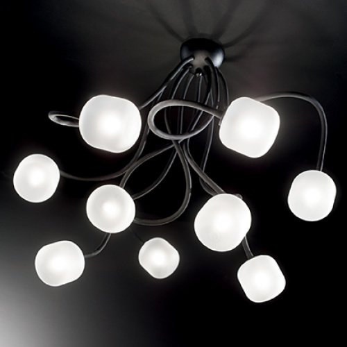 Потолочный светильник Ideal Lux OCTOPUS PL9 NERO