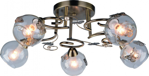 Потолочная люстра Arte Lamp ALESSANDRA A5004PL-5AB купить по низкой цене