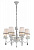 Подвесная люстра Arte Lamp Сherubino A5656LM-6WG
