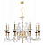 Подвесная люстра Crystal Lux CATARINA CATARINA SP8 GOLD/TRANSPARENT-COGNAC