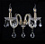 Бра Crystal Lux DALIA DALIA AP2