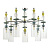 Потолочная люстра Odeon Light Bizet 4893/7C