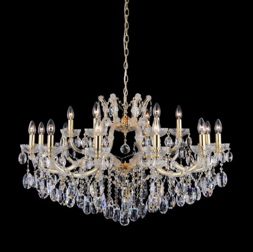 Хрустальная люстра Crystal Lux HOLLYWOOD SP12+6 GOLD купить по низкой цене