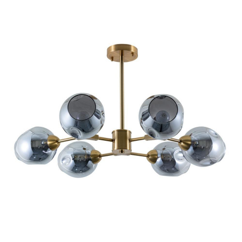 Потолочная люстра Arte Lamp Yuka Smoky A7759PL-6PB купить по низкой цене