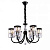 Подвесная люстра Newport 31100 31106/C black+gold