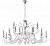 Подвесная люстра Crystal Lux LETISIA SP12+6 WHITE