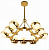 Подвесная люстра Lumina Deco Optimus LDP 6038-9 GD