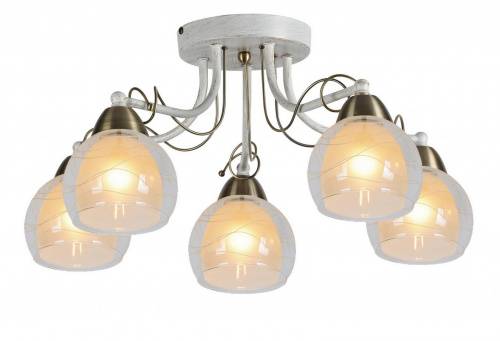 Потолочная люстра Arte Lamp Intreccio A1633PL-5WG купить по низкой цене