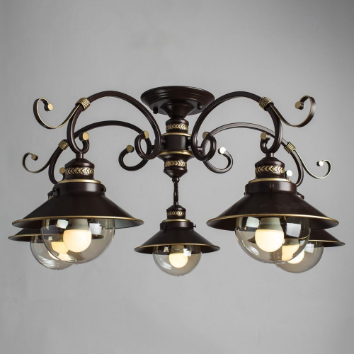 Потолочная люстра Arte Lamp GRAZIOSO A4577PL-5CK купить по низкой цене