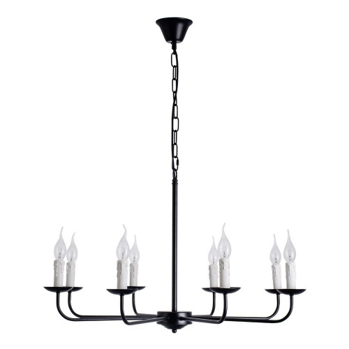 Подвесная люстра Arte Lamp Graff A1857LM-8BK купить по низкой цене